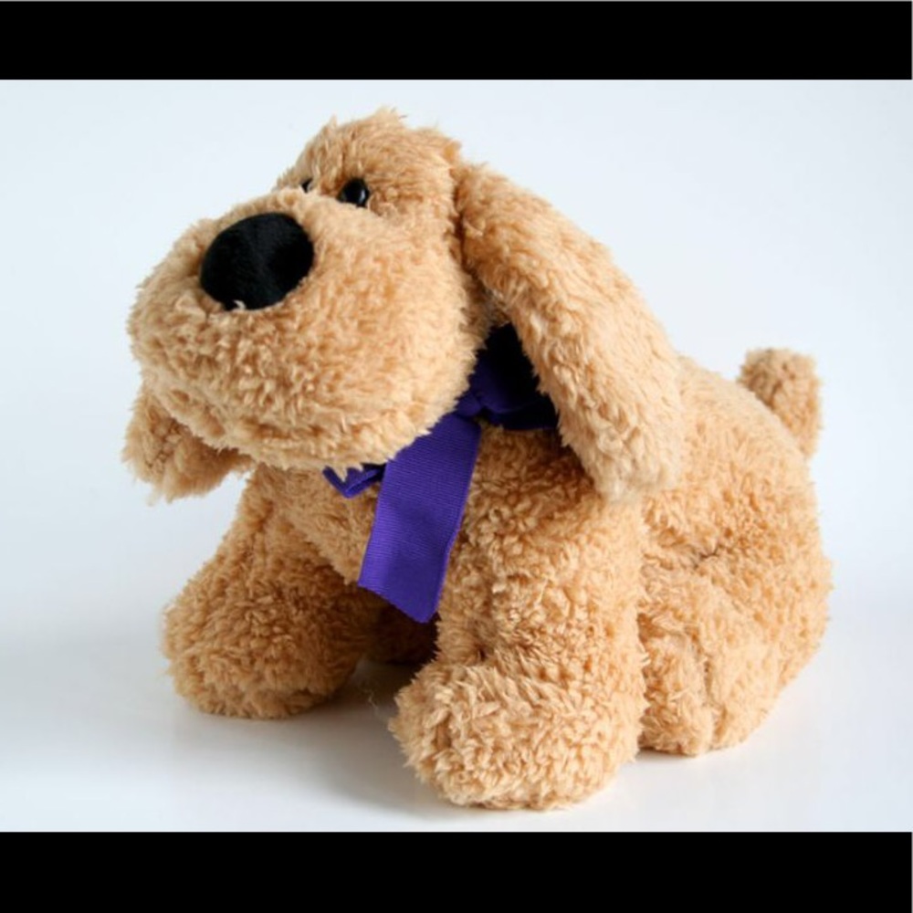 Lucky Lavender Puppy Stuffed Animal